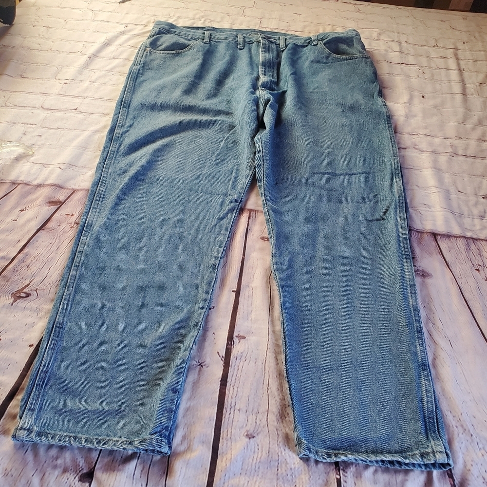 Maverick Lincoln Straight Leg Denim Blue Jeans Size 46X30 Pants 100% Cotton
